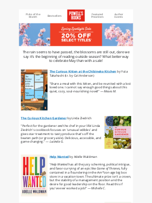 Powell's Books - 🌸 Shop the Spring Spotlight sale!