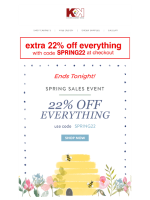 Kitchen Cabinet Kings - 22% Off Cabinets Ends at Midnight