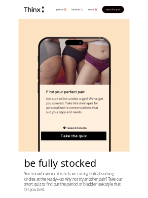 THINX - ⌛️ It’s about time…