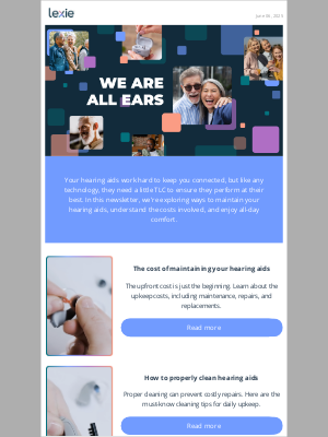 Lexie Hearing - Hearing aids: Cost, care, and comfort