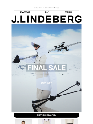 J.Lindeberg - Final Sale | The Ski Collection