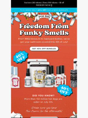 Poo~Pourri - Happy Fourth! 🎆 Save 40%