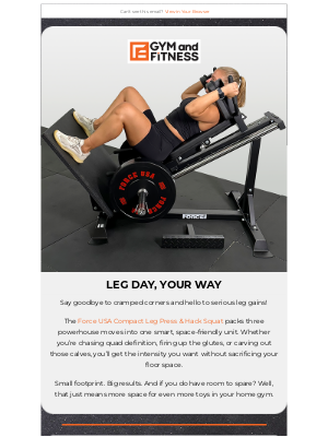 Product Spotlight | Force USA Compact Leg Press & Hack Squat