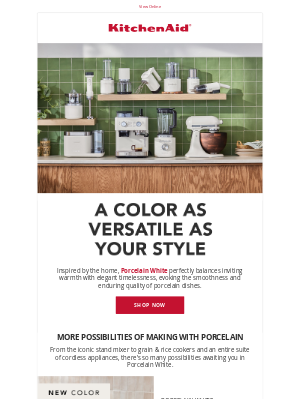 KitchenAid - A color as versatile as your style