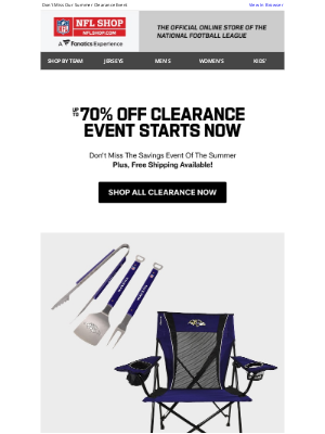 NFLshop - Up to 70% Off Starts NOW!