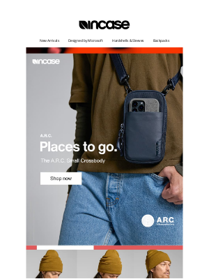 Incase - Built for movement. Designed to carry less.