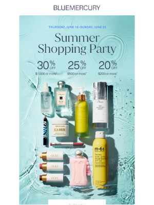 Bluemercury - Want up to 30% off your wishlist?