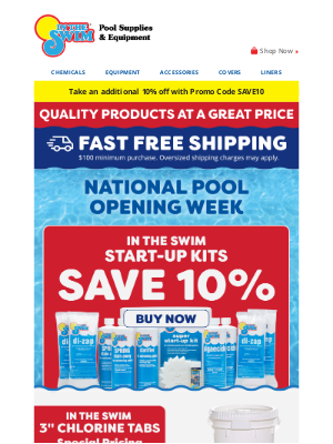 In The Swim - 😎 Start-Up Kits Are 10% Off—Let the Fun Begin!
