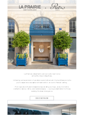 La Prairie - Introducing La Prairie at the Ritz Club & Spa Paris
