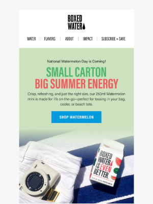 Boxed Water Is Better - Celebrate Watermelon Day with Us! 🍉