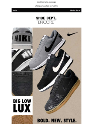 SHOE SHOW - 🔥 Just Arrived: The Nike Big Low Lux Is Here