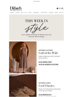 Dillard's - This Week in Style