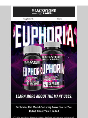 Blackstone Labs - What even IS Euphoria? ☁️9️⃣