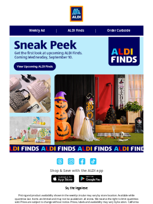 ALDI - Sneak Peek: Upcoming ALDI Finds 😉