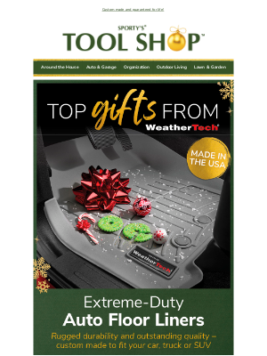 Sporty’s Pilot Shop - Top Gifts From WeatherTech In Time for Christmas