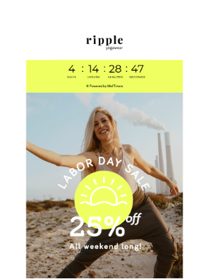 Ripple - Labor WEEKEND 25% off ⛵