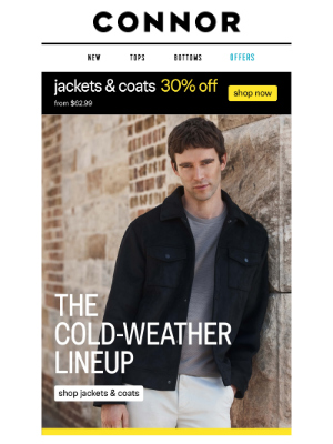 Connor Clothing (Australia) - The Season of Style Begins