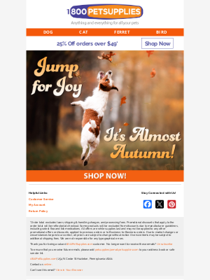 dog - Stuff for Them, Savings for You! 25% Off Your Order