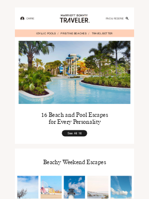 Marriott International - Warning: This Email Will Make You Want a Vacation
