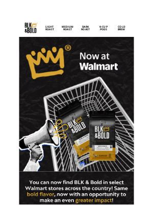 BLK & Bold Specialty Beverages - BLK & Bold Is in Your Neighborhood ☕🛒