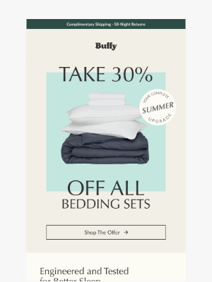 Buffy - Father's Day Sale Today: Save 20% Sitewide & $200+ on Sets
