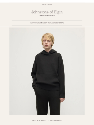 Johnstons of Elgin - Double-Faced Loungewear