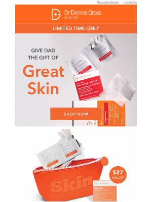 Dr. Dennis Gross Skincare - Gift Dad Great Skin! 🎁