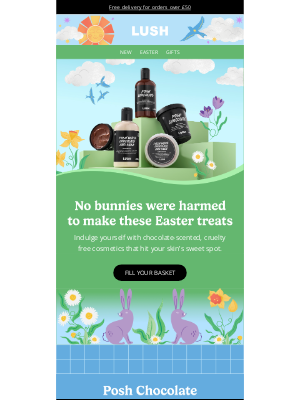 Lush (United Kingdom) - Easter Bunny approved 🐰