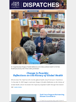 The Task Force for Global Health - March Dispatches: Dr. Bill Foege on the Story of Global Health
