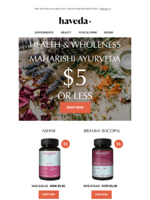 Maharishi Ayurveda - 📣Maharishi Ayurveda $5 or Less📣