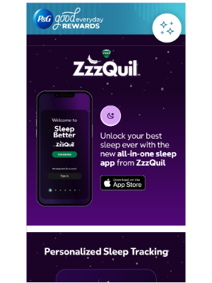 P&G Good Everyday - Psst! Your best sleep is just a click away…