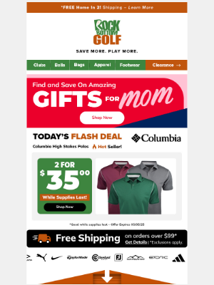 Rock Bottom Golf - 📦WAREHOUSE DEALS: Clubs from $29.97, Bags from $94.97 & MORE!