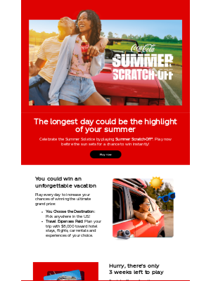 Coca-Cola Store - The longest day of the year could lead to an unforgettable vacay