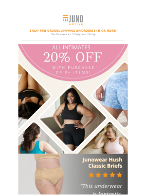 JunoActive - ✨ New Collection Alert: Shop our newest bra and panty styles!