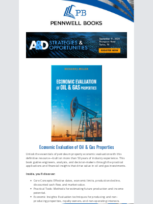 PENNWELL BOOKS - Top Energy Books to Guide Your Next Strategic Deal