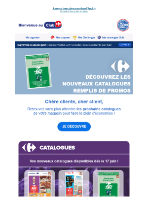 Carrefour Voyages (France) - On vous a envoyé l'avant-première de vos catalogues 📢