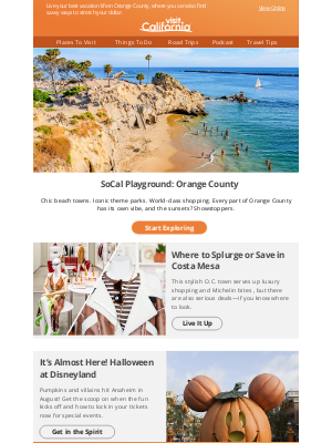Visit California - How to Hit Peak Vacation Mode in Orange County