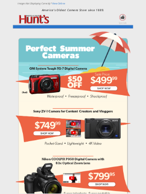 Barry From Hunt's - Shop Popular Summer Cameras 📸 Perfect Compact Cameras for Travel, Beach Days, Hiking & Hanging with Friends!