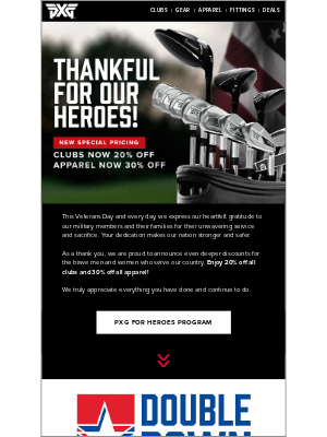 PXG - Thankful For Our Heroes