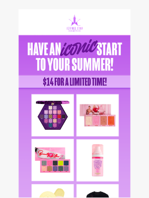 Jeffree Star Cosmetics - Palettes and More for $14 inside