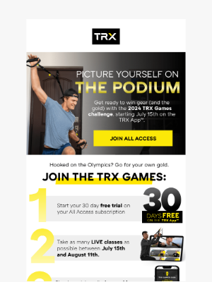 TRX Training - Join the 2024 TRX Games 🥇