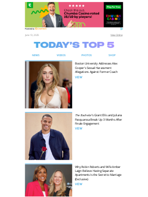 E! Networks - Boston University Addresses Alex Cooper's Sexual Harassment Allegations Against Former Coach