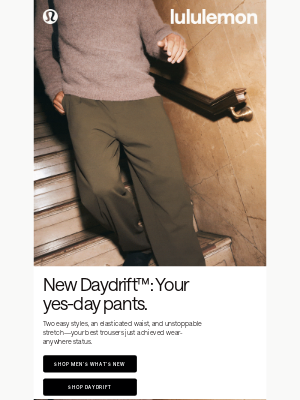 Lululemon - New Daydrift™: your biggest flex yet
