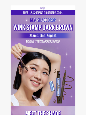Memebox - New shade alert: Meet Wink Stamp in dark brown 💫