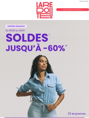 La Redoute (France) - Dernière démarque | Jusqu’à -60% sur la mode femme 🚨