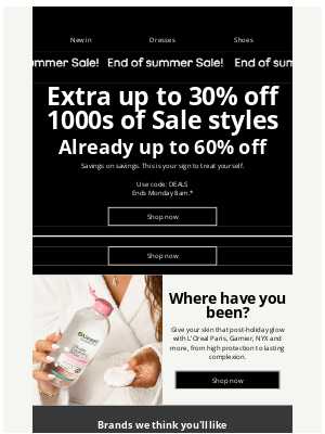 ASOS (United Kingdom) - Extra up to 30% off 1000s of Sale styles