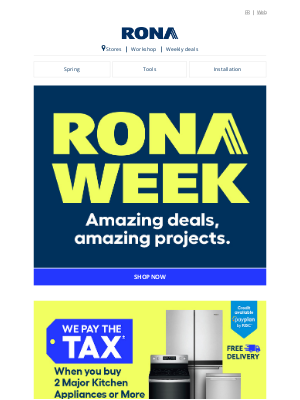 Rona (CA) - Don't miss out - Shop RONA WEEK deals!