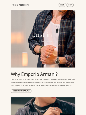 Trendhim - New Emporio Armani Bracelets