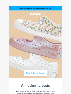 Native Shoes - Meet the Jefferson Juniper