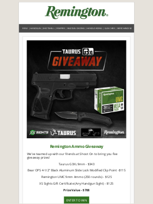 Remington - Remington Ammo Giveaway